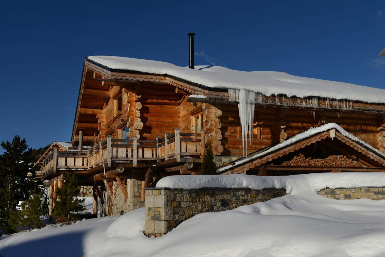 Chalet De Luxe "Lodge Des Sens" - Jacuzzi & Sauna - 12 Pers Bolquere Pyrenees 2000 エクステリア 写真