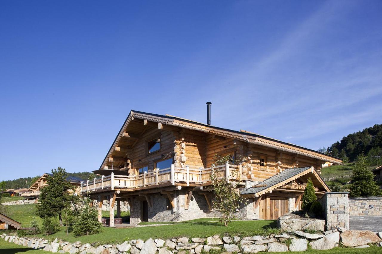 Chalet De Luxe "Lodge Des Sens" - Jacuzzi & Sauna - 12 Pers Bolquere Pyrenees 2000 エクステリア 写真